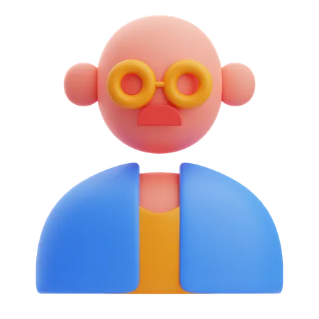 Scientist  3D Icon