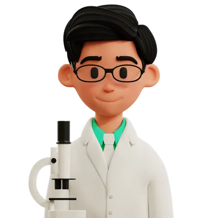 Scientist  3D Icon