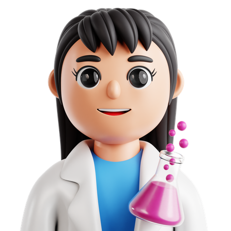 Scientist  3D Icon