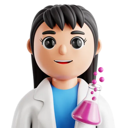 Scientist  3D Icon