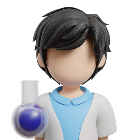 Scientist  3D Icon