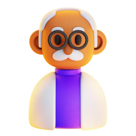 Scientist  3D Icon