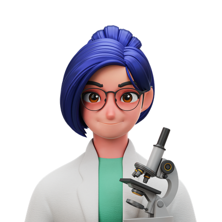Scientist  3D Icon