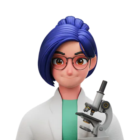 Scientist  3D Icon