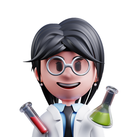 Scientist  3D Icon