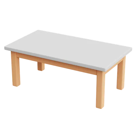 Scientist Table  3D Illustration