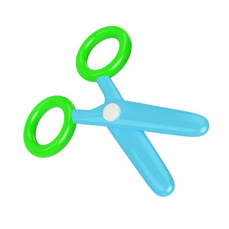 This Is A Scissors Icon 3 D Illustration Which Illustrates One Of The School Supplies Available In PSD Format With A Transparent Background 3D Illustration