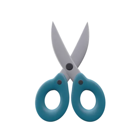 Scissor Kitchen Appliances Icon Illustration 3D Icon