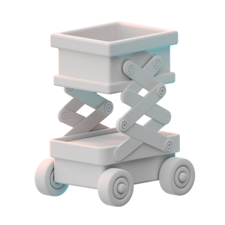 Scissor Lift  3D Icon