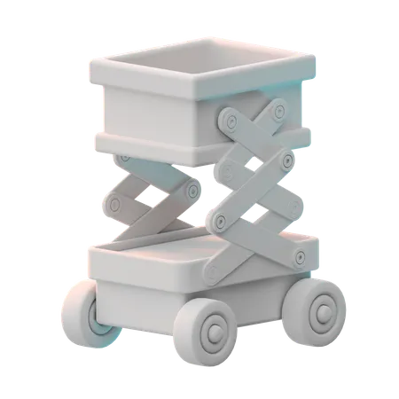 Scissor Lift  3D Icon