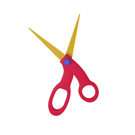 Scissor 3 D Icon Contains PNG BLEND GLTF And OBJ Files 3D Icon
