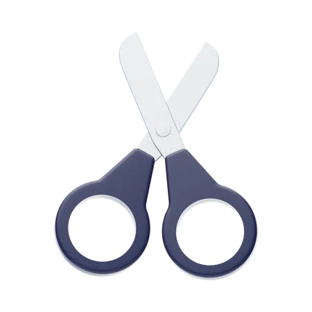 Scissors 3 D Icon Scissors With Handles 3D Icon