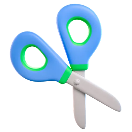 Pair Of Scissors 3 D Illustration Icon 3D Icon