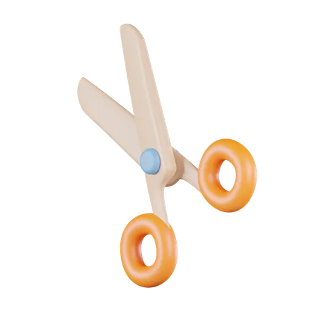 Scissors Cut 3D Icon