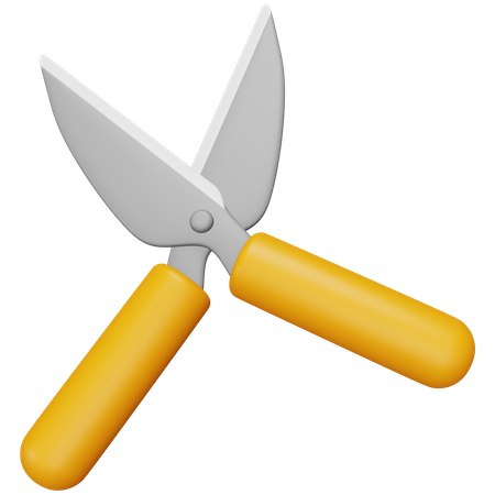 Scissors Gardening  3D Icon