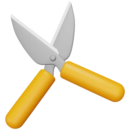 Scissors Gardening  3D Icon