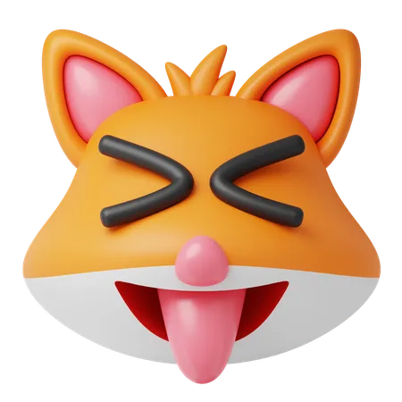 Scoff Fox  3D Icon