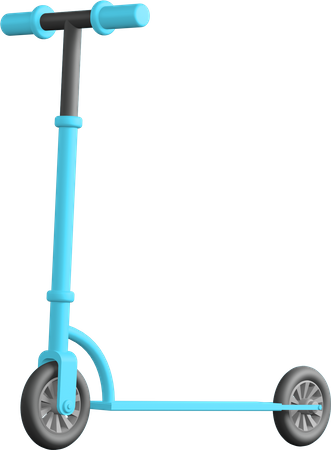 Scooter 3D Illustration