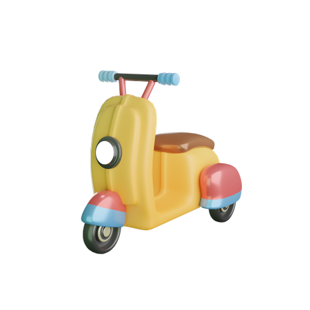 Scooter  3D Icon