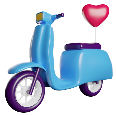 Scooter  3D Icon