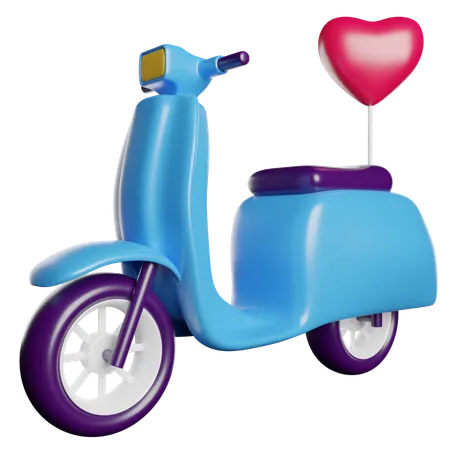 Scooter  3D Icon