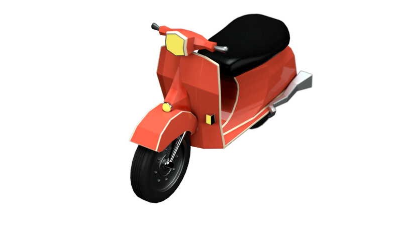 Scooter  3D Icon