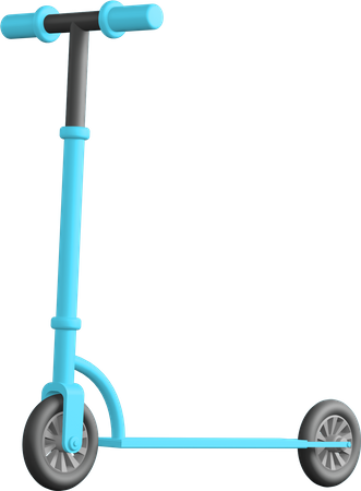 Scooter  3D Illustration