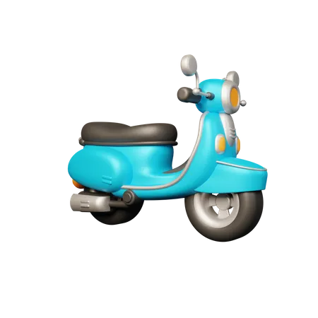 Scooter  3D Illustration