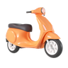 3d motorscooter illustration