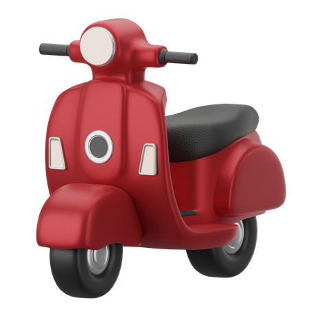 Scooter 3D Icon