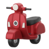 3d scooter illustration