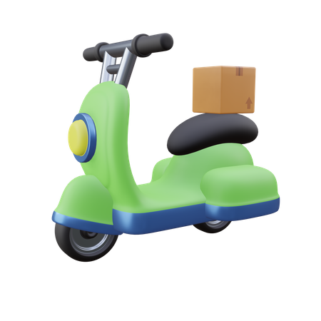 Scooter 3D Icon