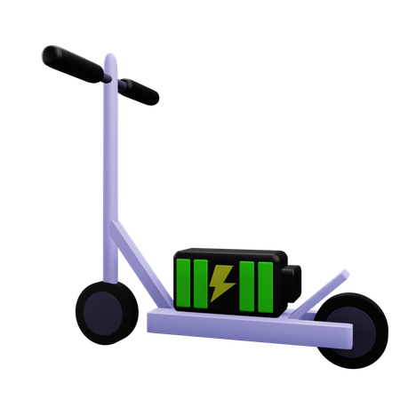 Scooter Battery  3D Icon