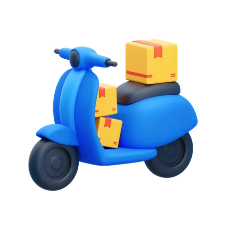 Scooter de reparto  3D Icon