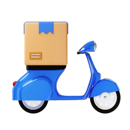 Scooter de reparto  3D Icon