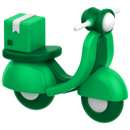 Scooter de reparto  3D Icon