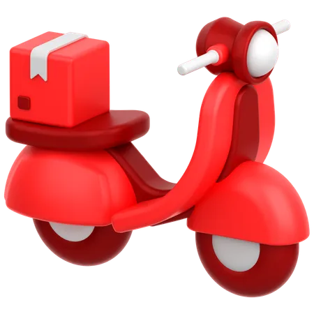 Scooter de reparto  3D Icon