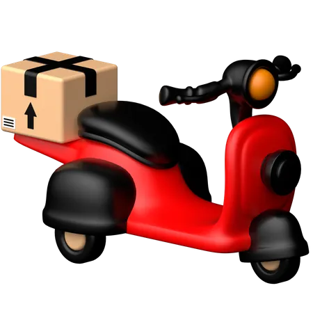 Scooter de reparto  3D Icon