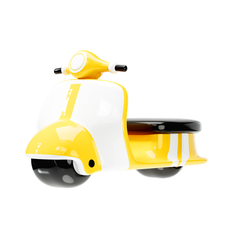 Scooter de reparto  3D Icon