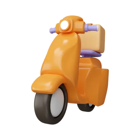 Scooter de reparto  3D Icon