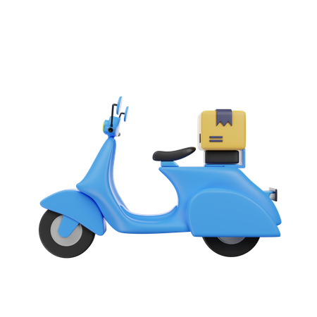 Scooter de reparto  3D Icon