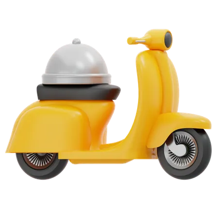 Scooter Delivery  3D Icon