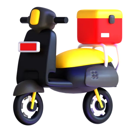 Scooter Delivery  3D Icon