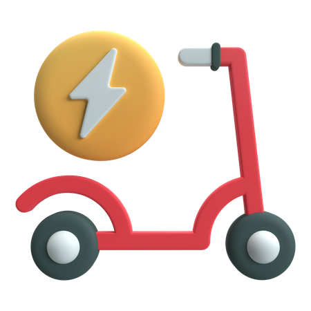 Scooter electrico  3D Icon