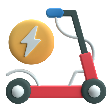 Scooter electrico  3D Icon