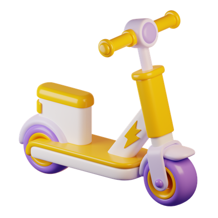 Scooter Elétrica  3D Icon