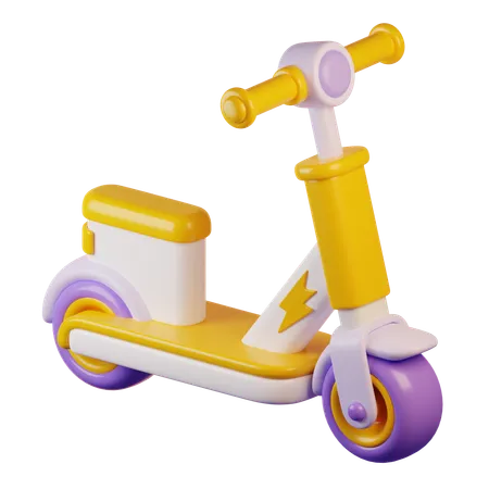 Scooter Elétrica  3D Icon