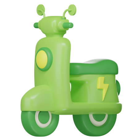 Scooter Elétrica  3D Icon