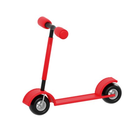 Scooter infantil  3D Icon