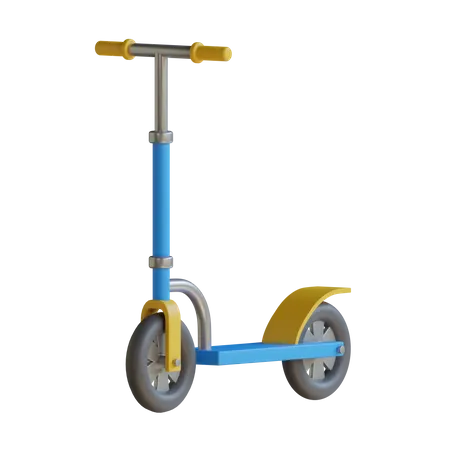 Scooter infantil  3D Icon